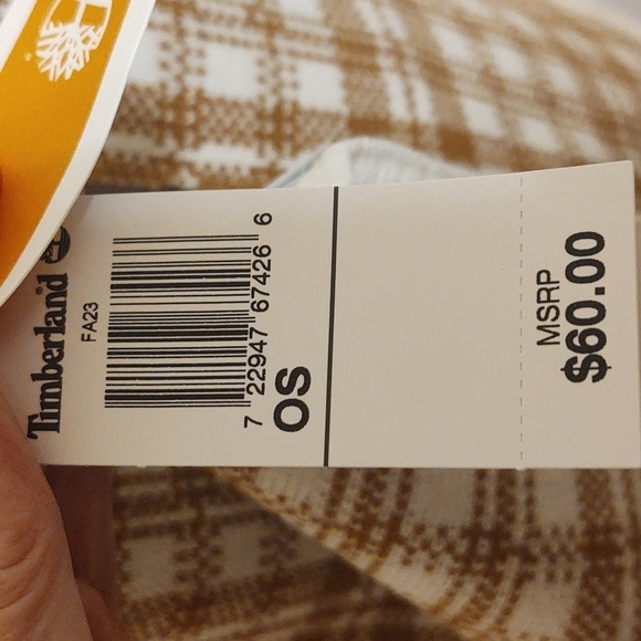 NWT Timberland Buffalo Plaid Scarf - Picture 3 of 9